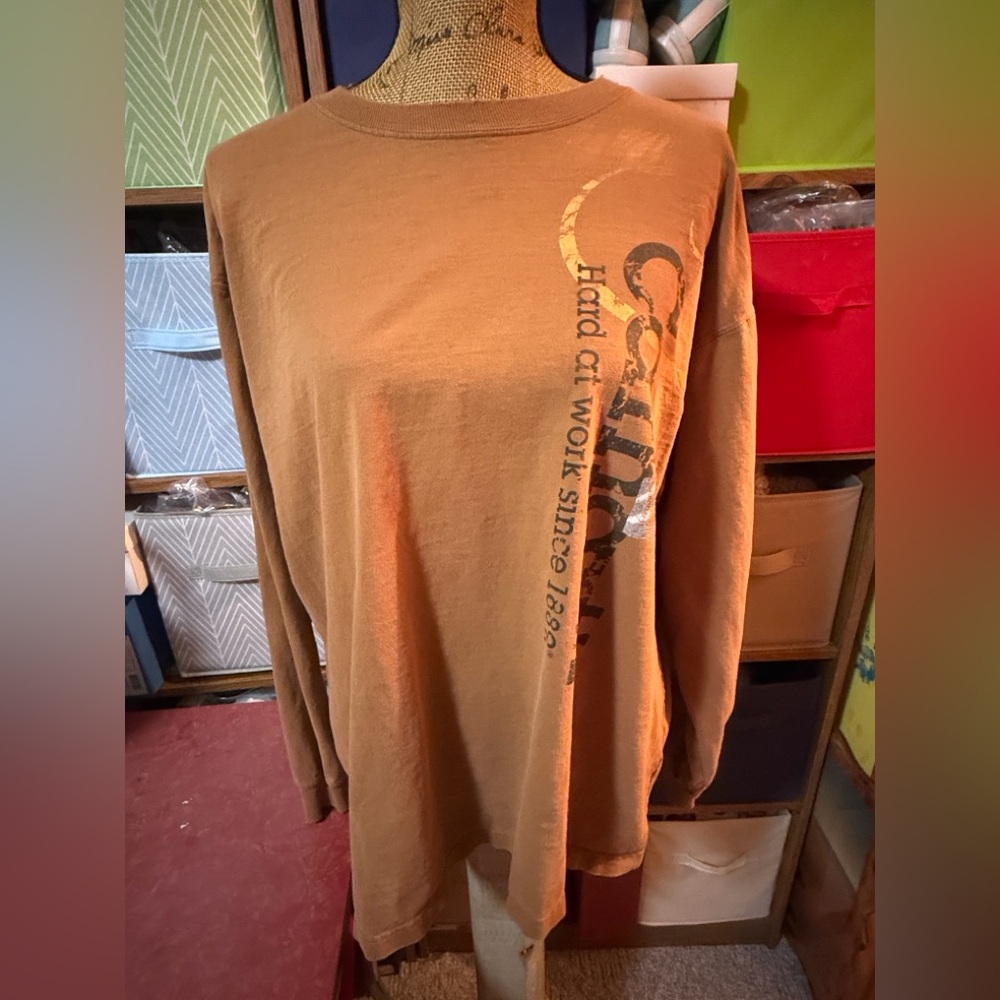Carhartt Brown and Tan Long-Sleeve Top - Picture 3 of 15